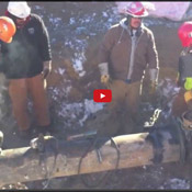 5-75 miles of pipe frozen to locate leak video